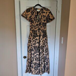 Anthropologie somerset midi dress
